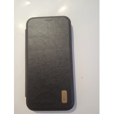 Чехол-книжка кожаная XO для iPhone 12 mini (5,4), черный