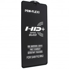 Защитное стекло Pro-flexi HD+ для Samsung M625 Galaxy M62 2022, черное