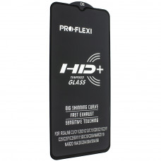 Защитное стекло Pro-flexi HD+ для Realme C25Y, черный