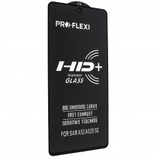 Защитное стекло Pro-flexi HD+ для Samsung A71 | A81 | A90 | K30 Pro | X50 | X2, черное