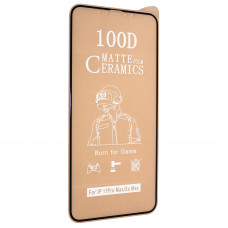 Захистне скло Ceramics film 100D матовое, для Apple iPhone XS MAX | 11 Pro MAX, чорна