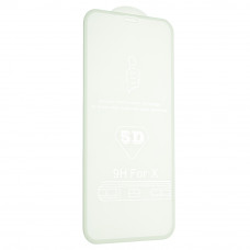 Захистне скло 5D для  Apple iPhone X | XS | 11 Pro, біле