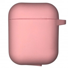 Чохол для Airpods з карабіном №12 pink (powder)