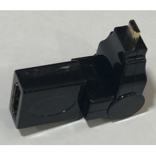Переходник HDMI F/micro HDMI M 360°