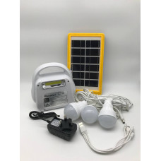 Лампа Solar light system EURONET 104 (6000 mAh) + MP3