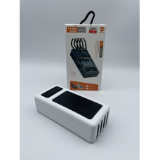 Power bank 309 - 30000mAh Solar+Кабель 4в1 (реальная емкость)