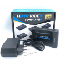 Конвертер видео HDMI на SCART 1080p