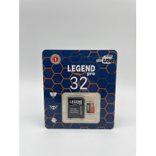 Карта памяти micro Legend Pro 32 Gb class 10 (c адаптером)