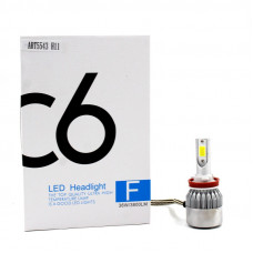 Лампы светодиодные С6 LED H11 (3800Лм, 36Вт, 8-48В) 