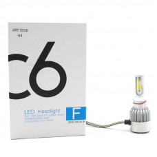 Лампи світлодіодні С6 LED H4 (3800Лм, 36Вт, 8-48В) 