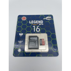 Карта памяти micro Legend Pro 16 Gb class 10 (c адаптером)