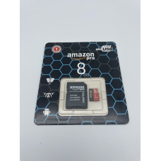 Карта пам'яті micro Amazon Pro 8 Gb class 10 (c адаптером)