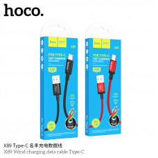 Кабель Hoco X89 Type-C Wind charging data cable