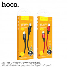 Кабель Hoco X89 Wind 60W charging data cable Type-C to Type-C