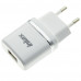 Мережевий зарядний пристрій Inkax CD-44 1.0A | 1 USB