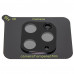 Захисне скло для камери 3D Lens Shield Apple iPhone 11 Pro чорне