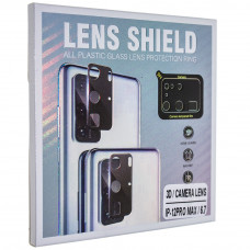 Защитное стекло для камеры 3D Lens Shield Apple iPhone 12 Pro MAX 6,7" черный