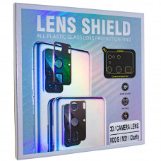 Захистне скло для камеры 3D Lens Shield Samsung M307 Galaxy M30S/M21 2019 чорне
