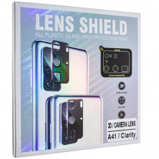 Защитное стекло для камеры 3D Lens Shield Samsung A415 Galaxy A41 2020 черный