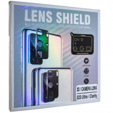 Захистне скло для камеры 3D Lens Shield Samsung G988 Galaxy S20 Ultra чорне