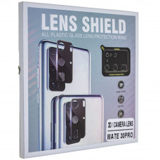 Захистне скло 3D Lens Shield для камери Huawei Mate 30 Pro, чорне