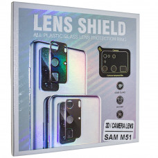 Захистне скло для камеры 3D Lens Shield Samsung M515 Galaxy M51/M31 2020 чорне