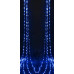Гирлянда-водопад (Curtain-Lights) Itrains-480-B внутренняя, пров.:прозрачный, 3*3м (Синий) ART:3904
