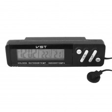 Термометр с часами VST-7067