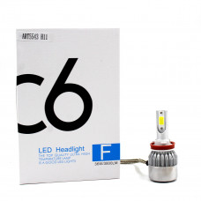 Лампы светодиодные С6 LED H11 (3800Лм, 36Вт, 8-48В)