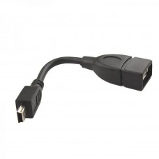 Перехідник OTG USB (мама) - mini USB (папа)